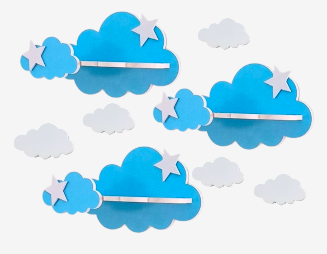 Étagère Nuages